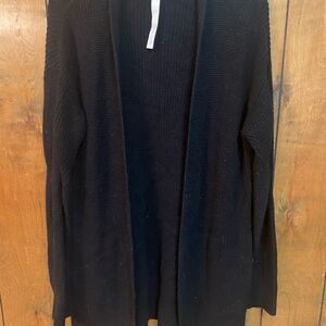 Lululemon Athletica Black Knit Cardigan